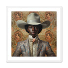 Caesar - Gay Black Dandy Cowboy Art Print