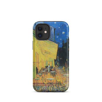 Terrasse du Café le Soir - Coque Iphone Vincent Van Gogh, 12 Mini / Mat, Coques de Téléphone Portable, Toby Leon