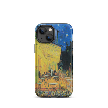 Terrasse du Café le Soir - Coque Iphone Vincent Van Gogh, 13 Mini / Mat, Coques de Téléphone Portable, Toby Leon