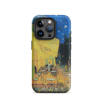 Terrasse du Café le Soir - Coque Iphone Vincent Van Gogh, 15 Pro / Mat, Coques de Téléphone Portable, Toby Leon