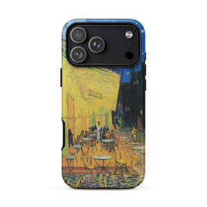 Terrasse du Café le Soir - Coque Iphone Vincent Van Gogh, 17 Pro Max / Mat, Coques de Téléphone Portable, Toby Leon