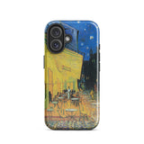Cafe Terrace at Night - Vincent Van Gogh Phone Case Iphone 16 / Gloss Phone Case Vincent Gogh’s Café Terrace Night Gogh’s, Arles Nocturne,