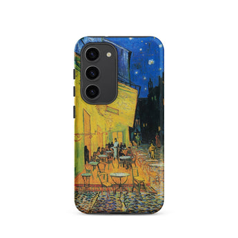 Cafe Terrace at Night - Vincent Van Gogh Phone Case Samsung Galaxy S23 / Matte Phone Case Vincent Gogh’s Cafe Terrace Night Gogh’s, Arles