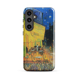 Terrasse de café la nuit - Coque Samsung Vincent Van Gogh, Galaxy S24 Plus / Brillant, Coques de téléphone portable, Toby Leon