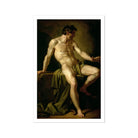 Cain Anton Losenko Art Print, Classical Oil Painting Male Nude