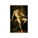 Cain - Anton Losenko Art Print, Classical Oil Painting Male Nude