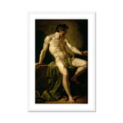 Cain Anton Losenko Art Print, Framed Oil Painting Nude Man Green Drape