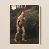 Cain - Julius Paulsen Fine-Art-Print / Leinwand, 12x16’’ / 31x41cm / Naturrahmen, Poster-Drucke & visuelle Kunstwerke, Toby Leon