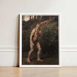Cain - Julius Paulsen Fine Art Print / Canvas Framed Classical Painting Muscular Nude Male Figure Outdoor, Advances, Prints