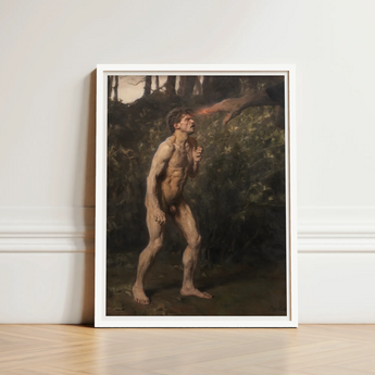 Cain - Julius Paulsen Fine Art Print / Canvas Framed Classical Painting Muscular Nude Male Figure Outdoor, Advances, Prints