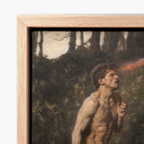 Cain - Julius Paulsen Fine Art Print / Canvas Framed Painting Muscular Man Forest Rendered Dark Earthy, Advances, Prints