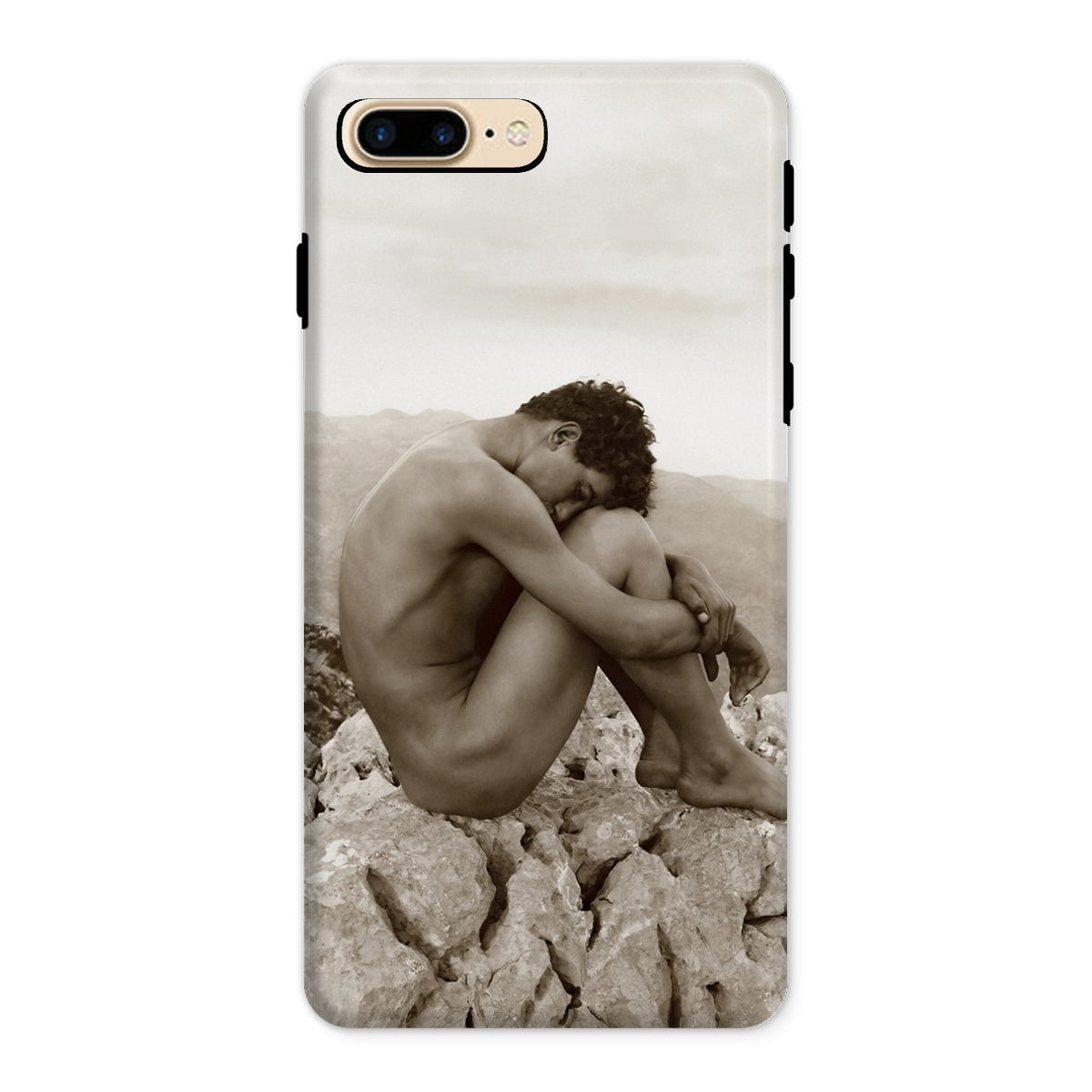 Cain Wilhelm Von Gloeden Gay Iphone Case, 8 Plus / Matte, Phone Case Artistic Black White Nude Photograph