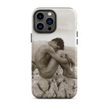 Cain - Wilhelm Von Gloeden Gay Iphone Case, Phone Case Nude Man Rocks