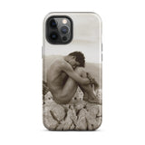 Cain - Wilhelm Von Gloeden Gay Phone Case Iphone 12 Pro Max / Matte Iphone Case Nude Figure Wilhelm Gloeden, Gloeden Gay, Monochrome