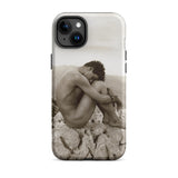 Cain - Wilhelm Von Gloeden Gay Phone Case Iphone 15 Plus / Matte Phone Case Nude Man Wilhelm Gloeden, Gloeden Gay, Monochrome Solitude,