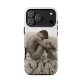 Cain - Wilhelm Von Gloeden Gay Phone Case Iphone 17 Pro Max / Matte Iphone 13 Pro Max Case Black White Seated Wilhelm Gloeden, Gloeden Gay,