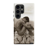Cain - Wilhelm Von Gloeden Gay Phone Case Samsung Galaxy S24 Ultra / Matte Sleek Transparent Phone Case Sepia-toned Artistic Depiction Nude
