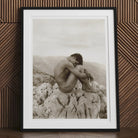 Cain Wilhelm Von Gloeden Gay Photography Art Print, 24x32’’ / 61x81cm / Unframed, Framed Black and White Photograph Nude Figure Rocky