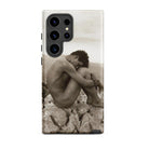 Cain Wilhelm Von Gloeden Gay Samsung Case, Galaxy S24 Ultra / Matte, Smartphone Nature Themed Case Person Rocks