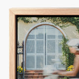 Light Wood-framed Canvas Print Serene Arched Window White Hoi An’s Unesco-protected Streets, Elevates Street Photography, Art