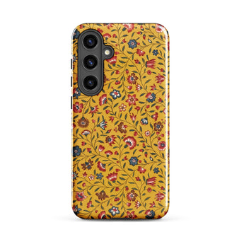 Carnations - Flower Pattern Fabric Phone Case, Samsung Galaxy S24 Plus / Gloss, Mobile Cases, Toby Leon