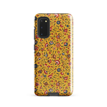 Carnations - Flower Pattern Fabric Samsung Case, Galaxy S20 / Gloss, Mobile Phone Cases, Toby Leon