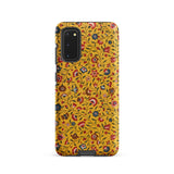 Carnations - Flower Pattern Fabric Samsung Case, Galaxy S20 / Matte, Mobile Phone Cases, Toby Leon