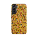 Carnations - Flower Pattern Fabric Samsung Case, Galaxy S22 Plus / Matte, Mobile Phone Cases, Toby Leon