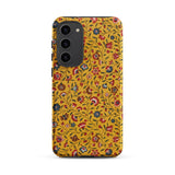 Carnations - Flower Pattern Fabric Samsung Case, Galaxy S23 Plus / Matte, Mobile Phone Cases, Toby Leon