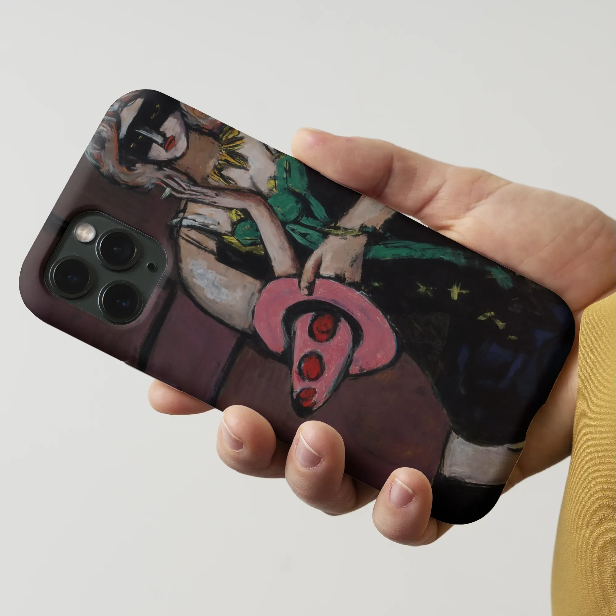 Carnival Mask - German Art Phone Case - Max Beckmann - Mobile Phone Cases - Aesthetic Art