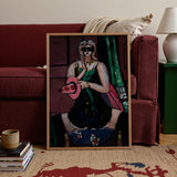 Carnival Mask - Max Beckmann Expressionismus-Kunstdruck / Leinwand, Poster-Drucke & visuelle Kunstwerke, Toby Leon