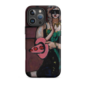 Carnival Mask - Max Beckmann Iphone Case, 16 Pro / Matte, Phone Case Painting