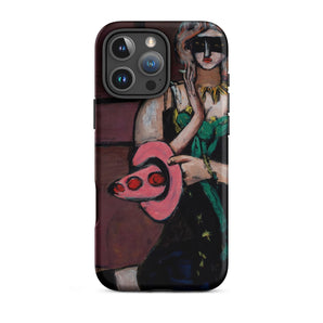 Carnival Mask - Max Beckmann Phone Case Iphone 16 Pro / Matte Phone Case Painting Max Beckmann, Beckmann’s Carnival Mask, German
