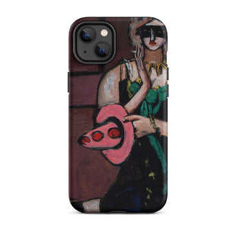 Carnival Mask - Max Beckmann Phone Case Iphone 14 Plus / Matte Artistic Phone Case Max Beckmann, Beckmann’s Carnival Mask, German