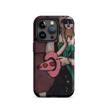 Carnival Mask - Max Beckmann Phone Case Iphone 15 Pro / Matte Iphone Case Artwork Max Beckmann, Beckmann’s Carnival Mask, German