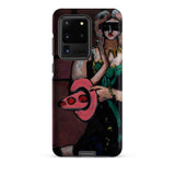 Carnival Mask - Max Beckmann Samsung Case, Galaxy S20 Ultra / Matte, Black Smartphone Case Colorful Painting Woman Mask Pink