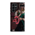 Carnival Mask Max Beckmann Samsung Case, Galaxy S22 Ultra / Matte, Phone Case Stylized Painting Woman Mask Green Dress