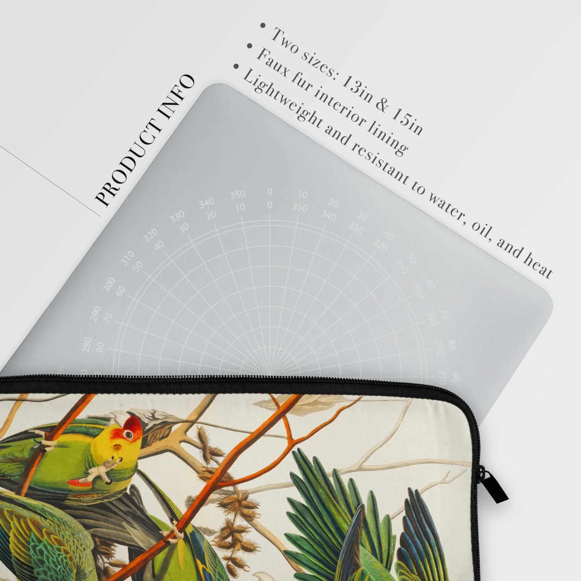 Carolina Parrot - John James Audubon Laptop Sleeve Computer Covers & Skins