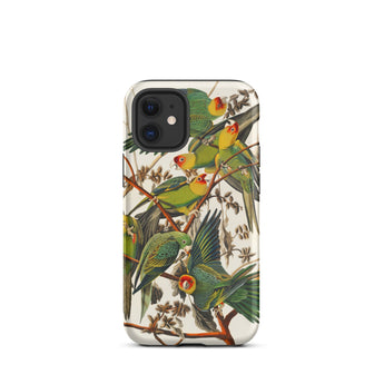Carolina Parrots - John James Audubon Iphone Case, 12 Mini / Matte, Parrot-patterned Phone Case