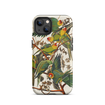 Carolina Parrots - John James Audubon Iphone Case, 13 / Matte, Parrot-patterned Phone Case