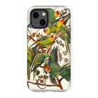 Carolina Parrots - John James Audubon Iphone Case, 13 / Matte, Parrot-themed Phone Case