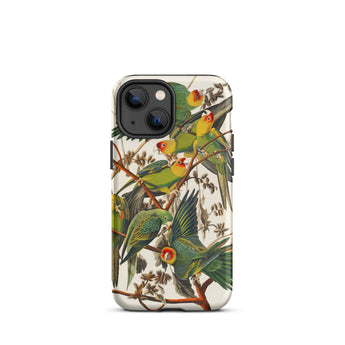 Carolina Parrots - John James Audubon Iphone Case, 13 Mini / Matte, Parrot-themed Iphone Case