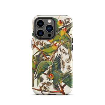 Carolina Parrots - John James Audubon Iphone Case, 13 Pro / Matte, Parrot-patterned Phone Case