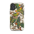 Carolina Parrots John James Audubon Iphone Case, 16 Plus / Matte, Parrot Patterned Phone Case