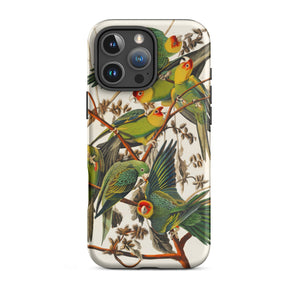 Carolina Parrots - John James Audubon Iphone Case, 16 Pro Max / Matte, Parrot-patterned Phone Case