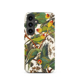 Carolina Parrots - John James Audubon Phone Case, Samsung Galaxy S24 / Matte, Mobile Cases, Toby Leon
