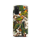 Carolina Parrots - John James Audubon Samsung Case, Galaxy S20 / Matte, Phone Case Colorful Bird Pattern