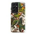 Carolina Parrots John James Audubon Samsung Case, Galaxy S21 Ultra / Matte, Phone Case Vibrant Parrot Pattern