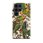 Carolina Parrots John James Audubon Samsung Case, Galaxy S23 Ultra / Matte, Smartphone Case Vibrant Bird Pattern