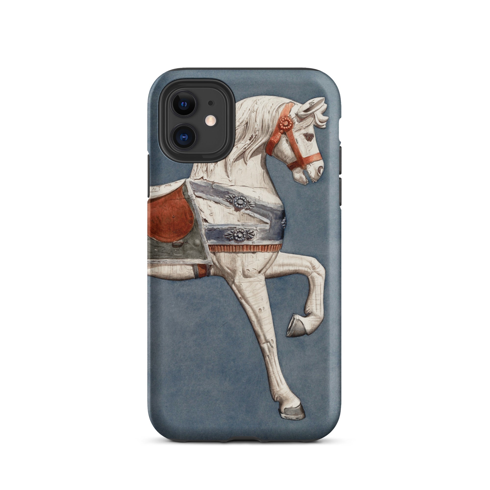 Carousel Horse Henry Murphy Watercolor Iphone Case, 11 / Matte, Carousel Horse Phone Case